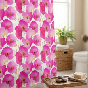 Wildflower Cottagecore Botanical Floral Shower Curtain
