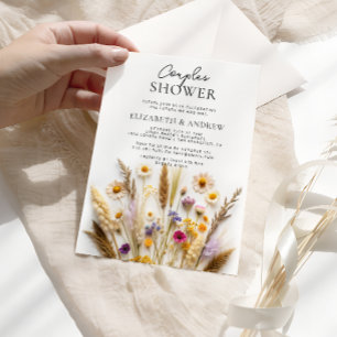 Wildflower Couples Shower Invitation