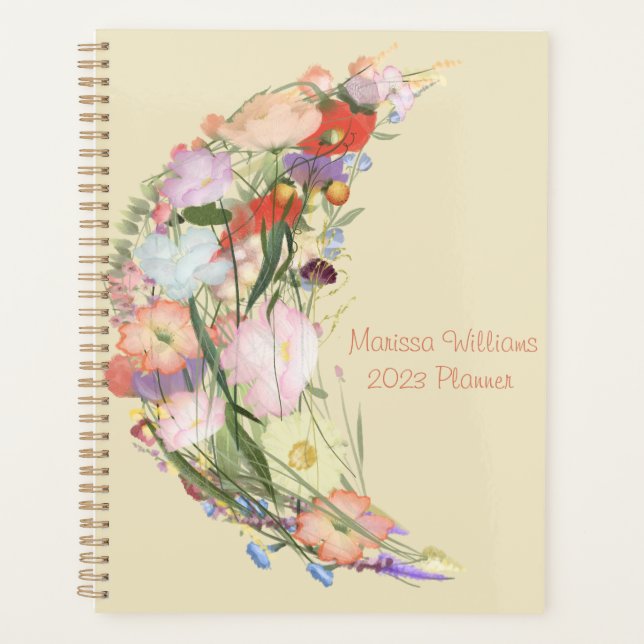 Wildflower Custom Planner (Front)