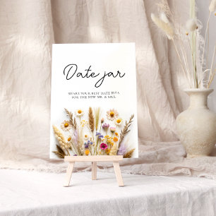 Wildflower Date Night Ideas Date Jar Poster