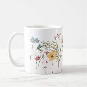 Wildflower Design Coffee Mug
