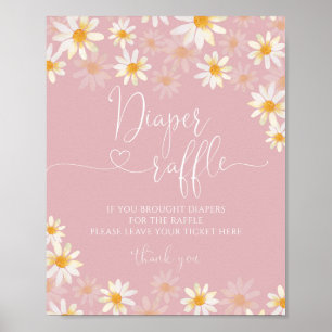 Wildflower Diaper Raffle Poster