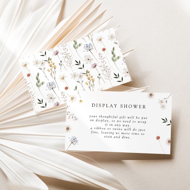Wildflower Display Shower Enclosure Card (Creator Uploaded)