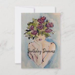Wildflower Dreams Flat Note Card