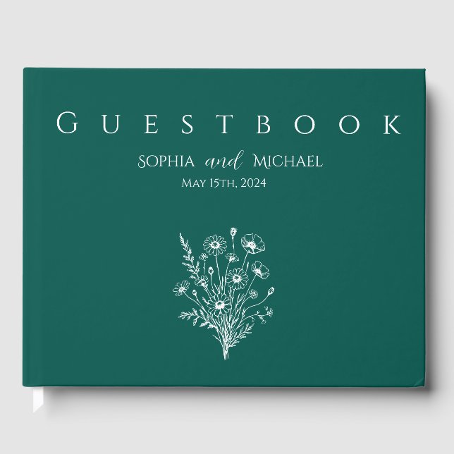 Wildflower Elegance-Guest Book (Front)