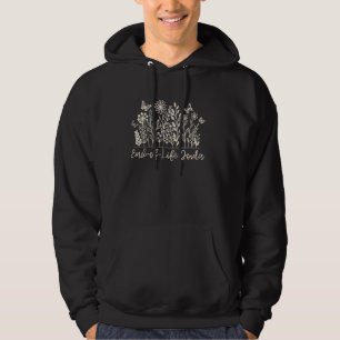 Wildflower End Of Life Doula Hospice Nurse Palliat Hoodie