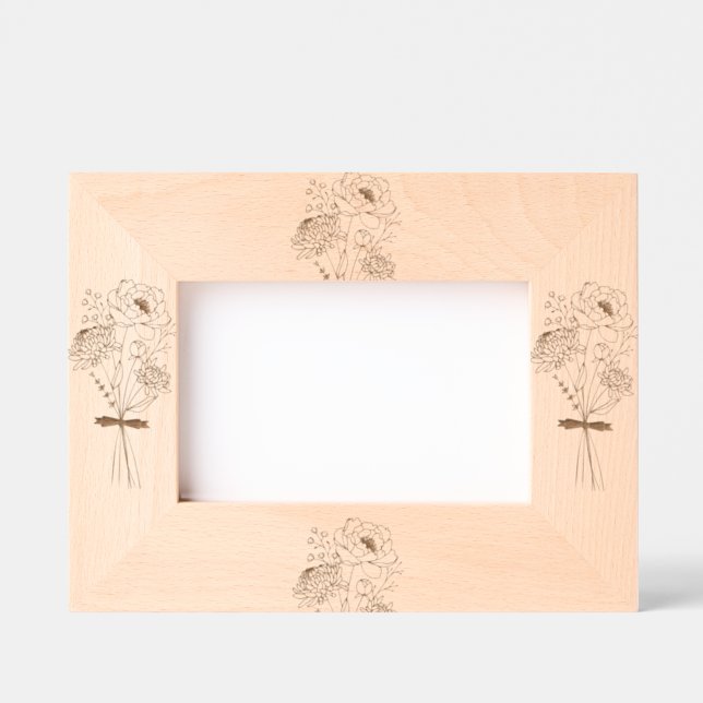 Wildflower  etched frames (Front)