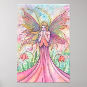 Wildflower Fairy Poster Print