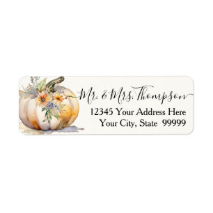 Wildflower Fall Pumpkin Floral Foliage Return