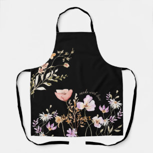 Wildflower Farmhouse Apron Medium