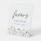 Wildflower Favours Sign