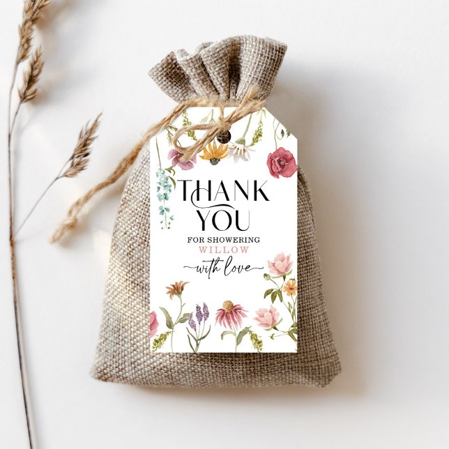 Wildflower Field Boho Favour Tag (Creator Uploaded)