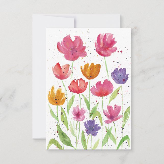 Wildflower Field Notecard (Front)