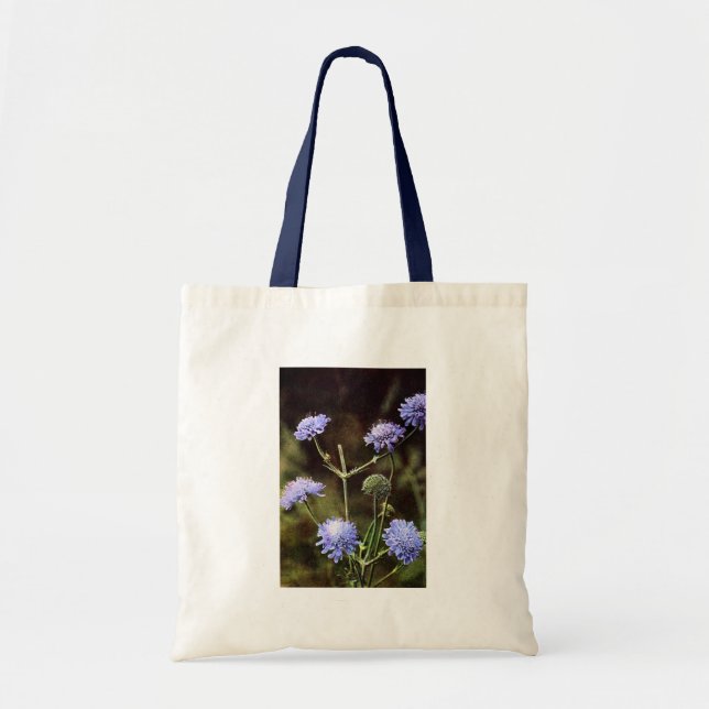 Wildflower: Field Scabious Tote Bag (Front)