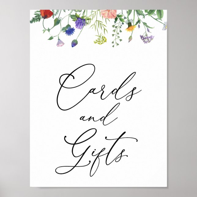 Wildflower Fields Cards and Gifts Sign (Front)