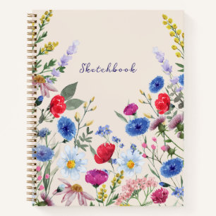 Wildflower Fields Notebook