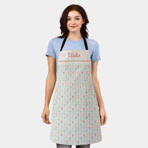 Wildflower Floral All-Over Print Apron