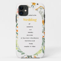 Wildflower Floral Arch Garden Party Invitation