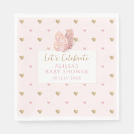 Wildflower Floral Baby Shower Napkin