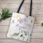 Wildflower Floral Bachelorette Bridesmaid Gift Tote Bag<br><div class="desc">A chic & trendy wildflower floral bachelorette party custom name tote bag.  The ideal gift for your favourite girls.</div>