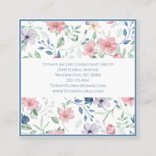 Wildflower Floral Business Card 