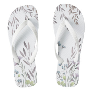 Wildflower Floral Flip Flops