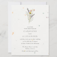 Wildflower Floral Garden Speckletone Wedding