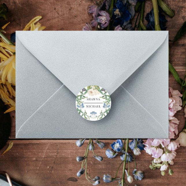 Wildflower Floral Meadow Spring Wedding Seals (Creator Uploaded)