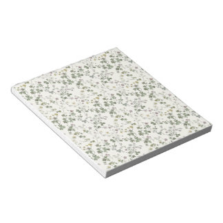 Wildflower floral pattern notebook notepad