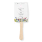 Wildflower Floral Wedding Program