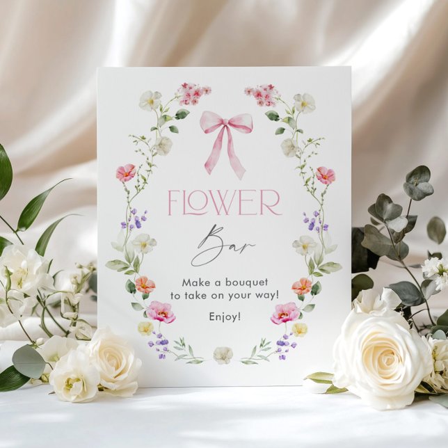 Wildflower Flower bar Baby in Bloom Poster (Creator Uploaded)