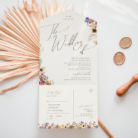 Wildflower Garden | Beige Wedding Of Seal and Send