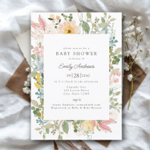 Wildflower Garden Charm | Baby Shower