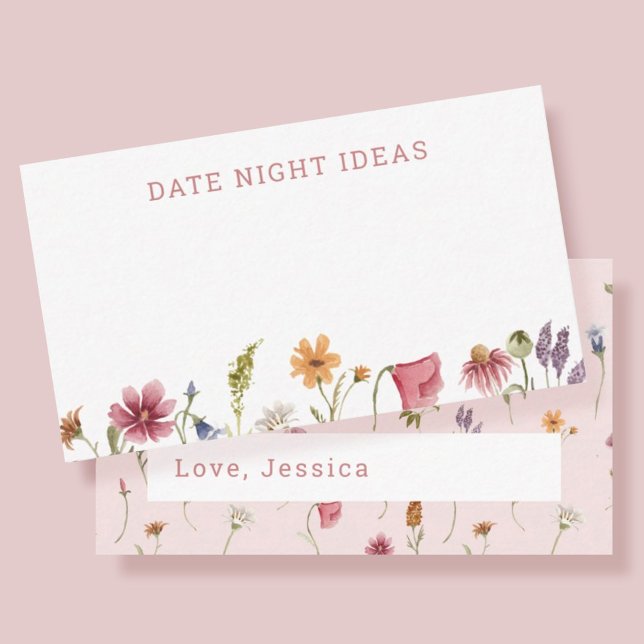 Wildflower Garden Date Night Ideas Enclosure Card (Creator Uploaded)