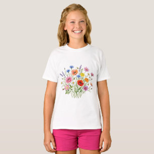 Wildflower Garden Floral Tee Shirt