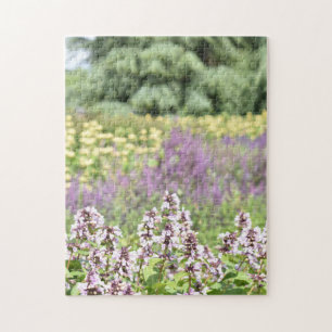 Wildflower Garden Kew Gardens London UK Jigsaw Puzzle