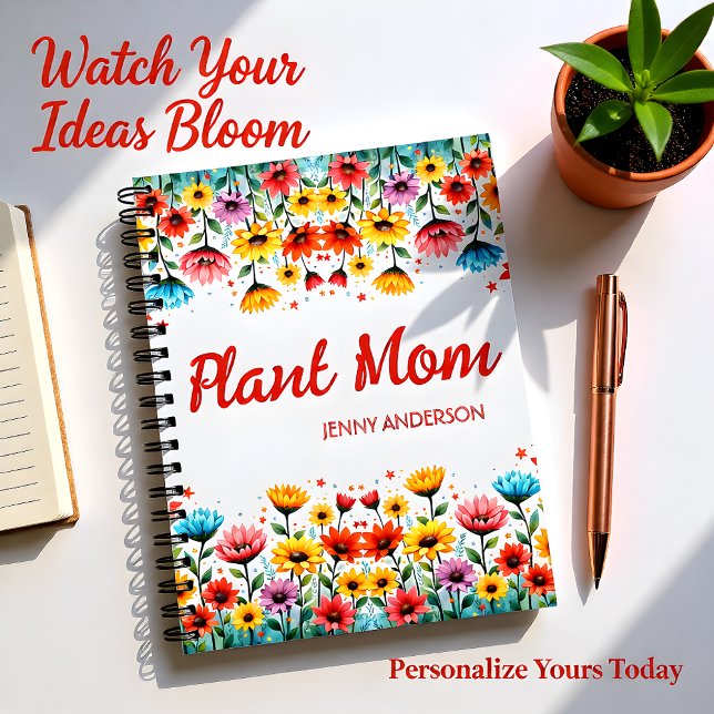Wildflower Garden Plant Mum Notebook (Creator Uploaded)