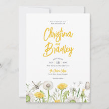 Wildflower Garden Wedding