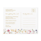 Wildflower Garden Wedding Save the Date Photo