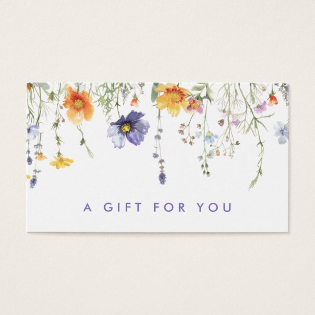 Wildflower Gift Card (Front)