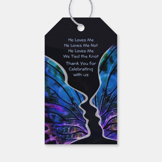 Wildflower Gift Tags (Back)