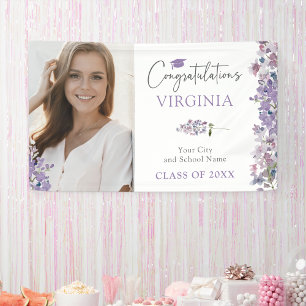 Wildflower Graduation Banner