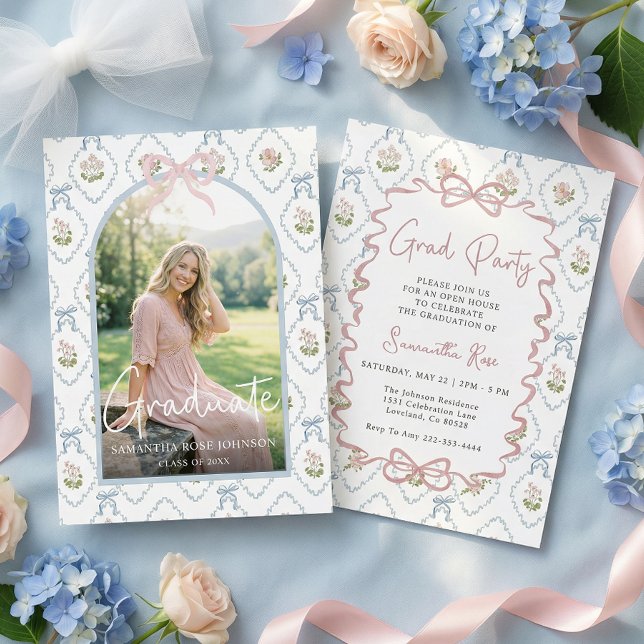 Wildflower Graduation Invitation (Creator Uploaded)