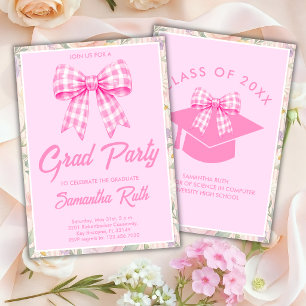 Wildflower Graduation Invitation