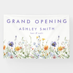 Wildflower Grand Opening Banner