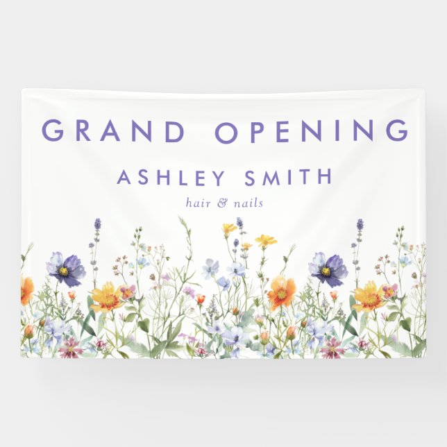 Wildflower Grand Opening Banner (Horizontal)