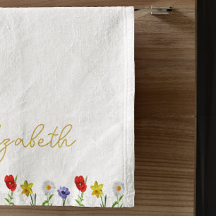 Wildflower Hand Towel