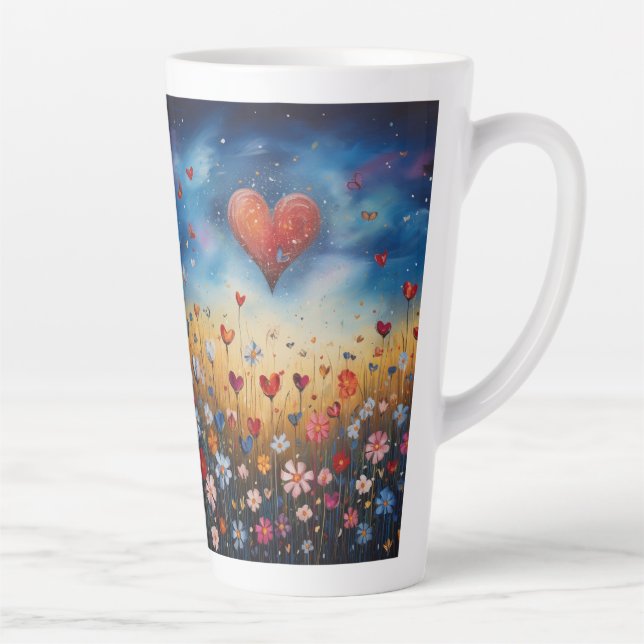 Wildflower Heart Affirmation Mug (Right)
