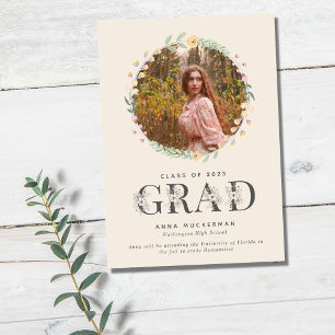 Wildflower High School Graduation Announcement