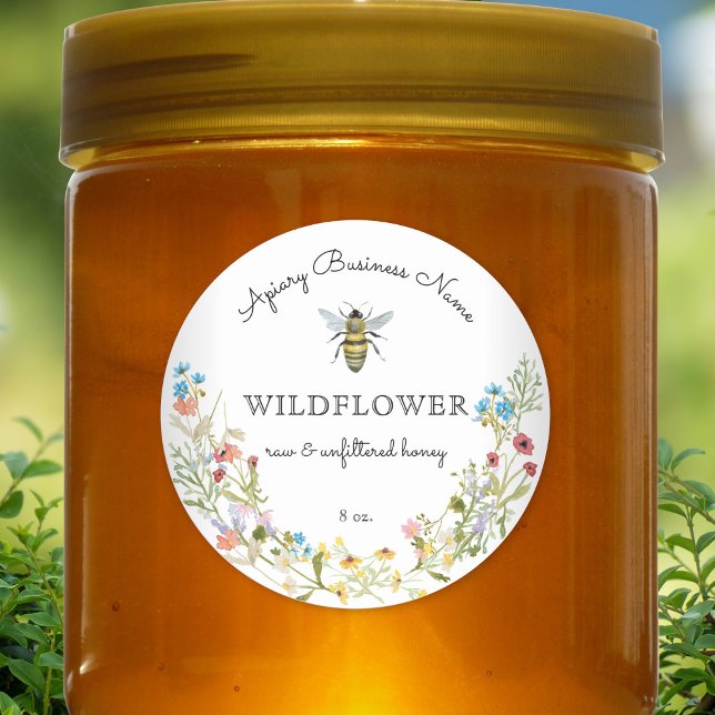 Wildflower Honey Custom Product Label (Creator Uploaded)